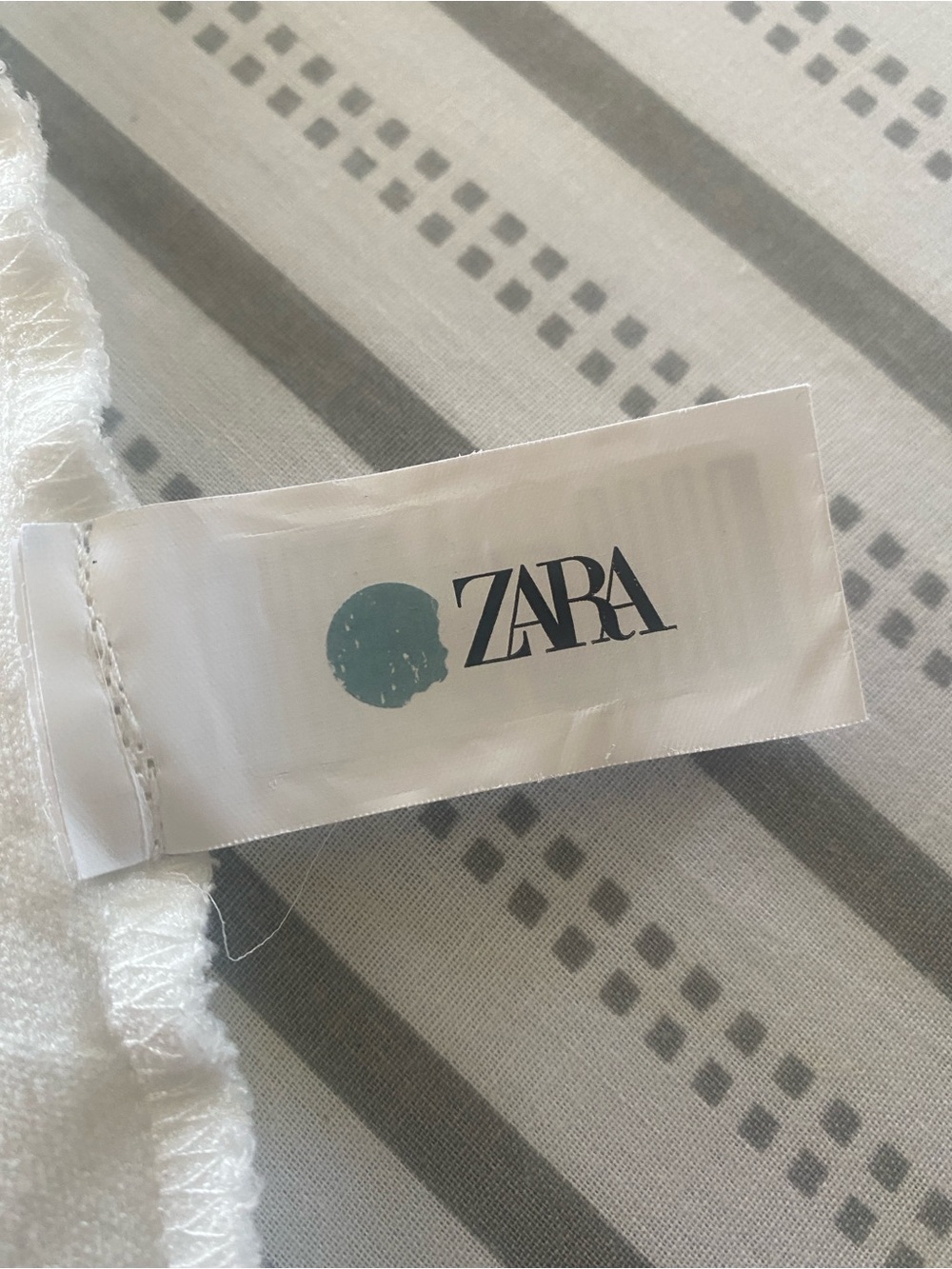 ZARA Stunning White Textured Floral Sleeveless Midi Dress Sz Small Like NEW! - Picture 2 of 12